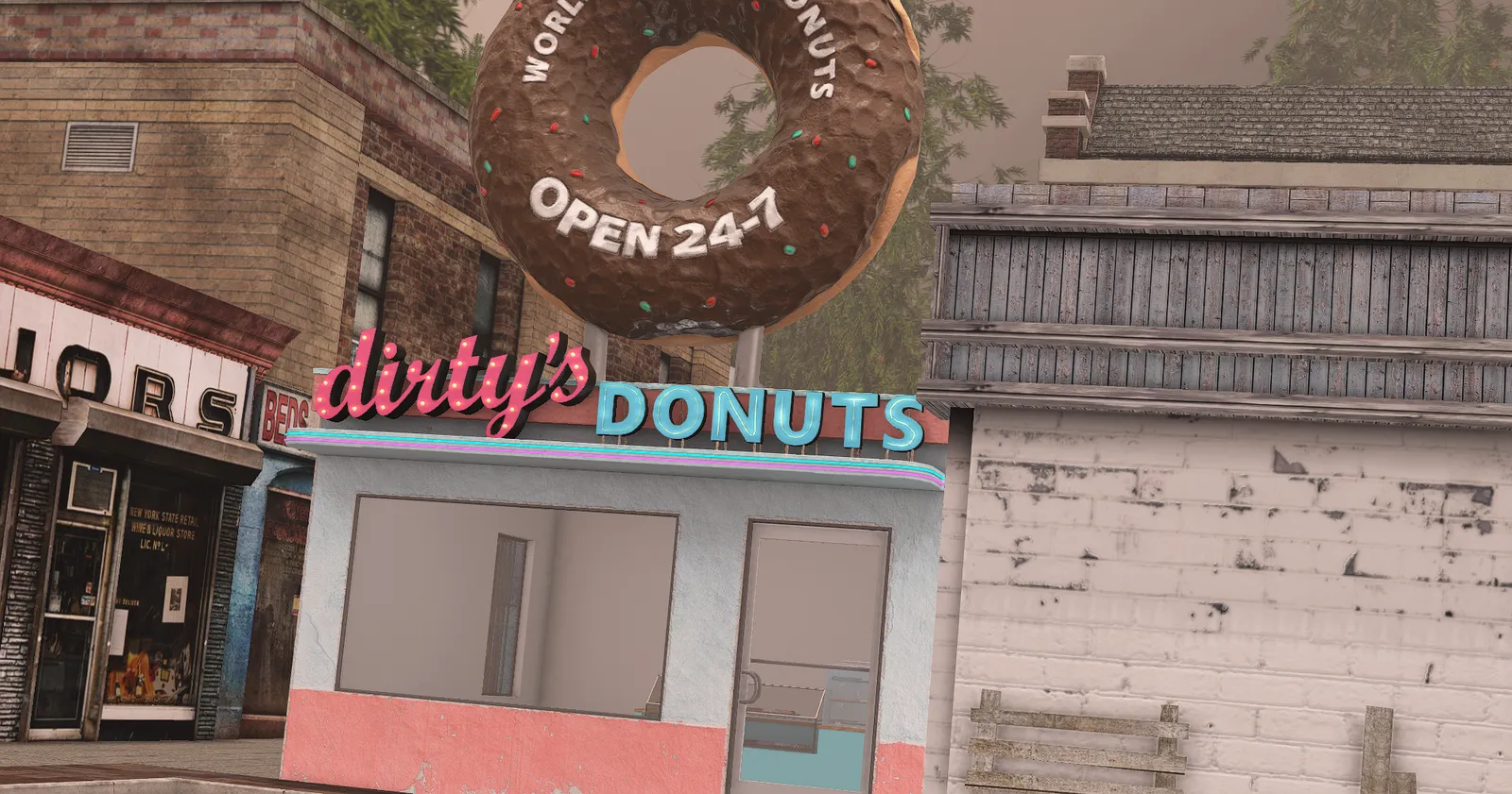 Dirty's Donuts — storefront