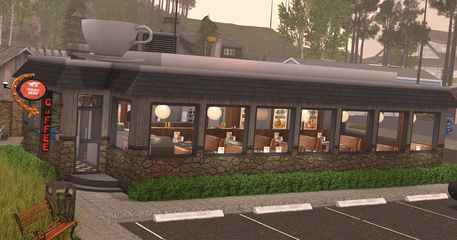 The Tin Roof Diner — storefront